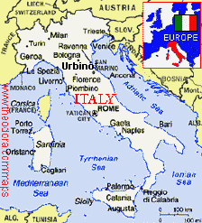 map of Italy